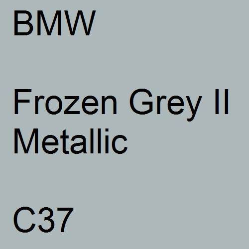 BMW, Frozen Grey II Metallic, C37.